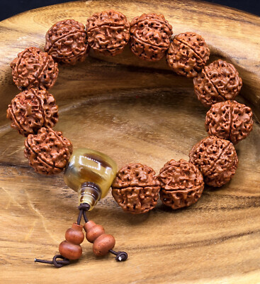Rudraksha Bracelet Tibetan Beaded Meditation Bodhi Bracelets Adjustable Unisex