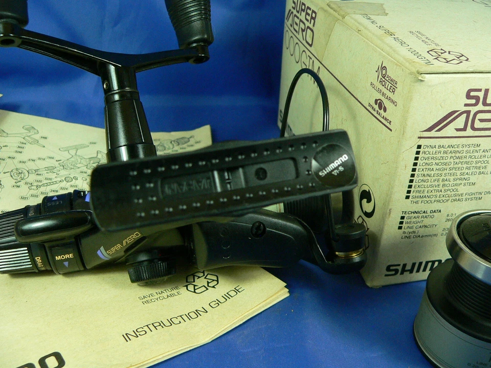 Mulinello Shimano Super Aero 1000GTM fightin'drag, made in Japan - Immagine 3 di 3