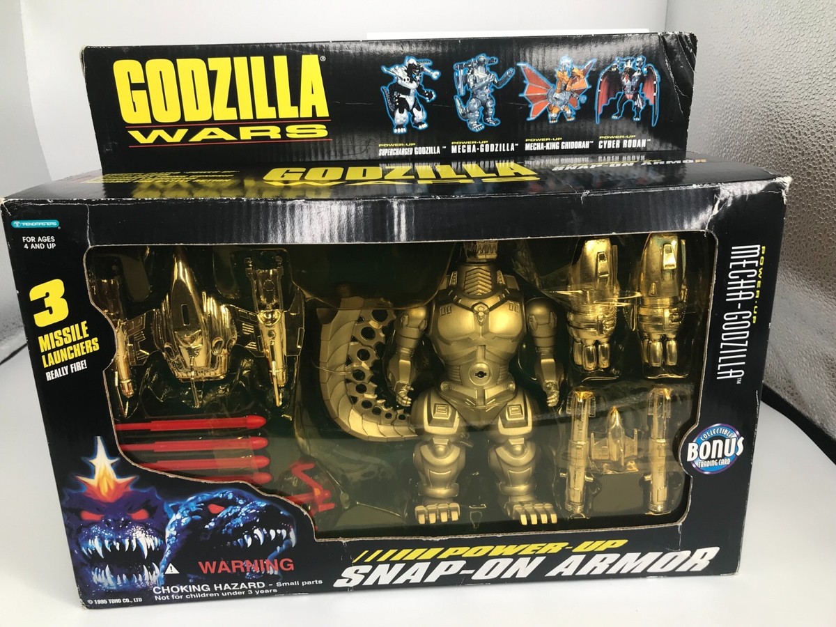 1995 Trendmasters Godzilla War Snap On Armor Power Up MECHA