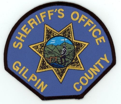 COLORADO CO GILPIN COUNTY SHERIFF NICE SHOULDER PATCH POLICE