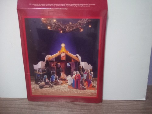 Hallmark God’s Gift Of Love Advent Calendar Nativity With Figures New In Package