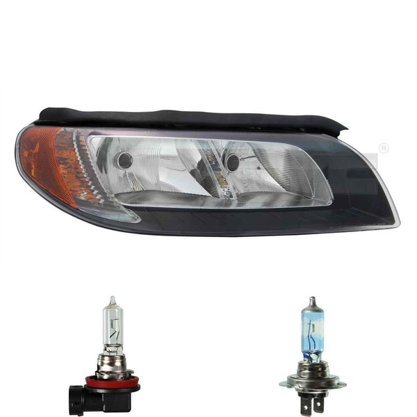 Scheinwerfer Rechts Schwarz H7 H9 FüR Volvo XC70 II V70 III BW 135 Inkl. Lampen-image