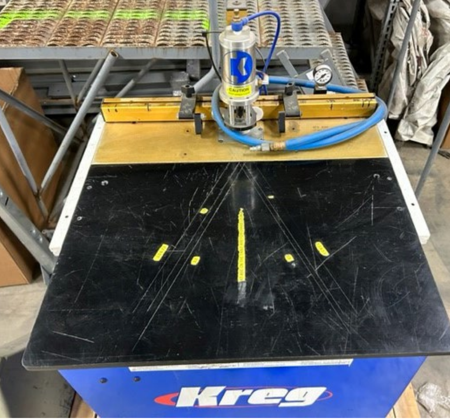 Kreg SingleSpindle Pneumatic Pocket Hole Machine eBay