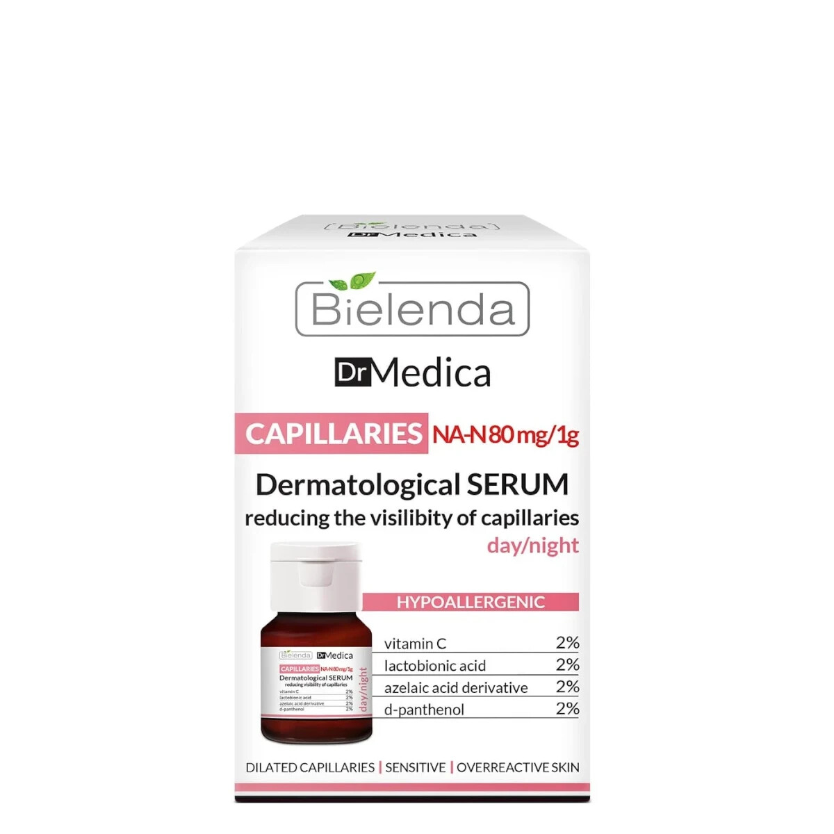 Bielenda Dr Medica Capillaries Anti-Redness Calming Dermatological Face Serum