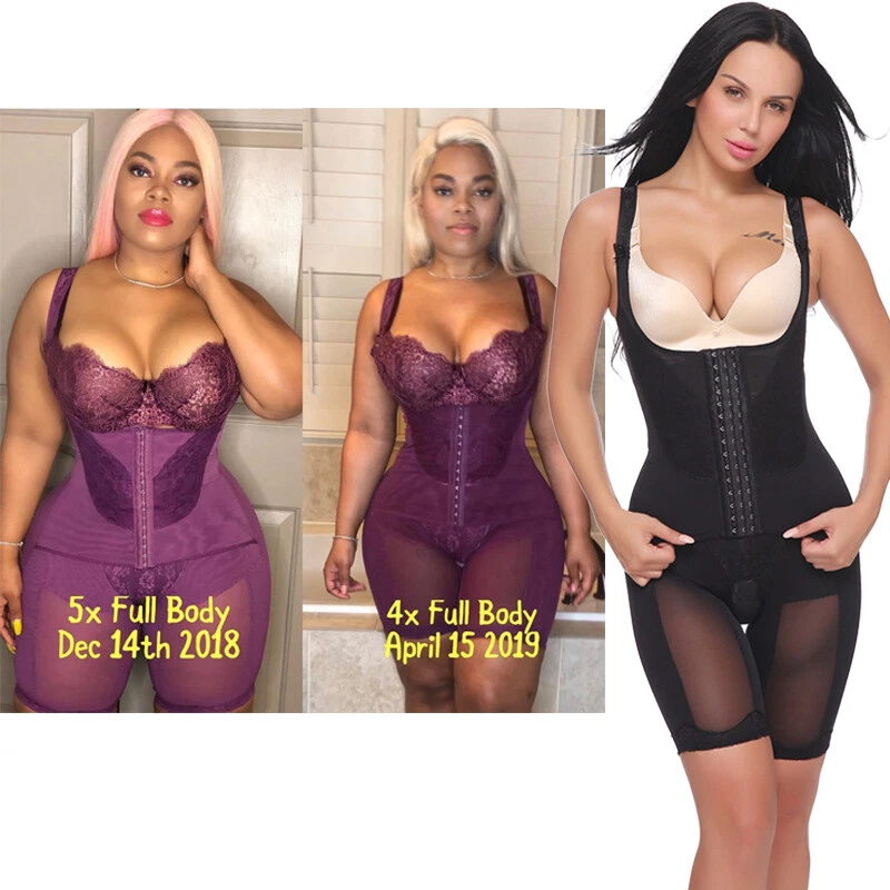 PLUS SIZE Tummy Control Corset Women's Slim Bodysuit Full Body Shaper  Shapewear