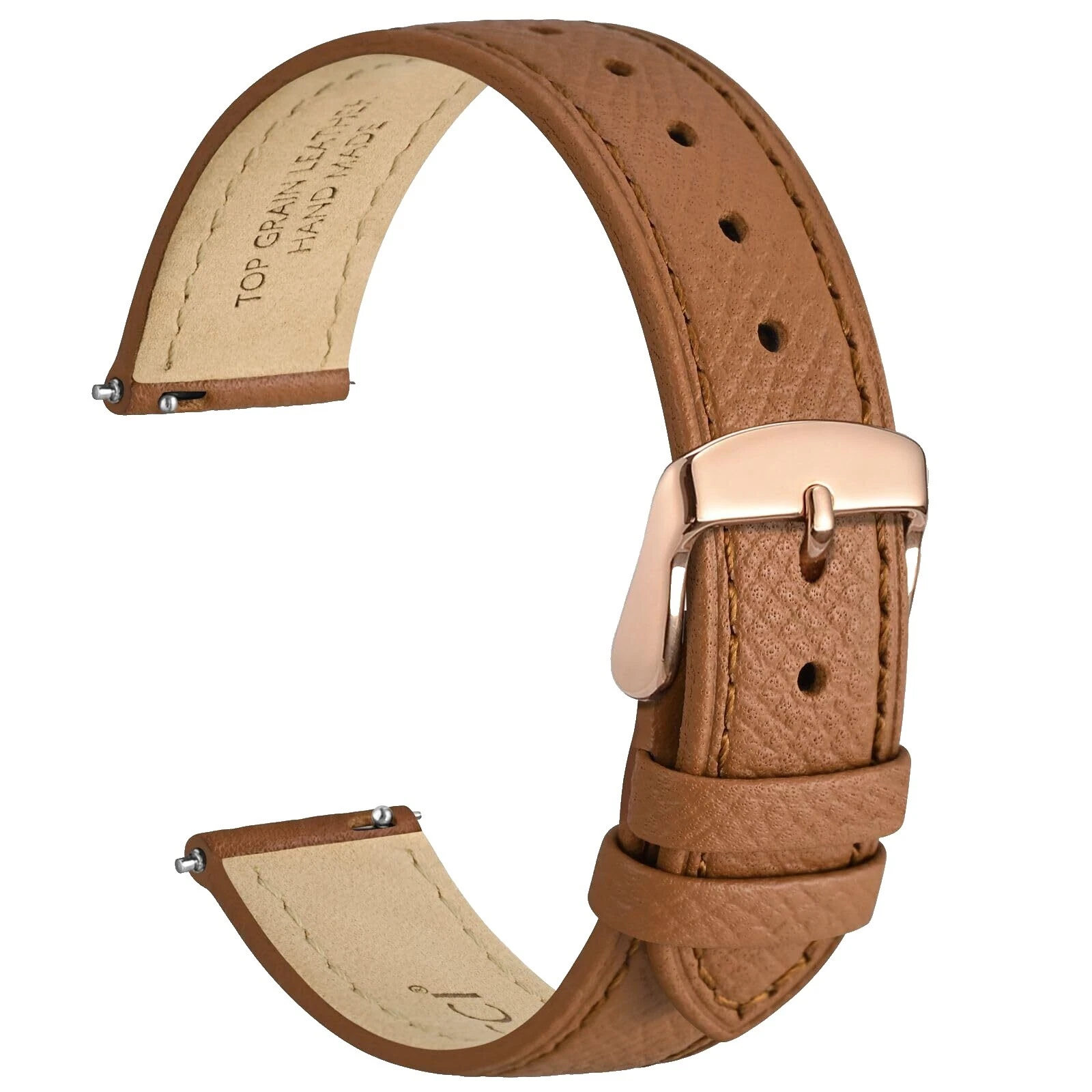 Brown Genuine Leather Wristwatch Bands