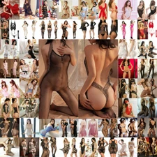 New Women Sexy Bodysuit Lingerie Babydoll G-string Nightwear-Sleepwear-Underwear