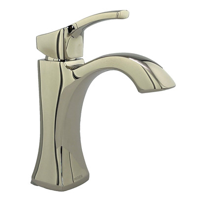  MOEN 6903NL Voss 1-Handle Hole Bathroom Faucet w DRAIN - Polished Nickel $366
