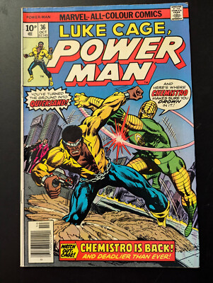 Luke Cage Power Man #36, Marvel Comics, 1976.