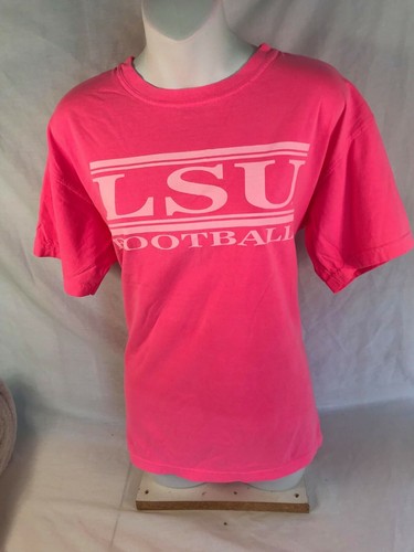 Pink Unisex Football T-Shirt Size 