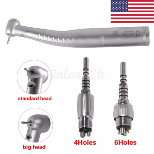 KaV Style Dental Fiber Optic LED High Speed Handpiece / Quick Coupler 4/6 Holes - Picture 11 of 115