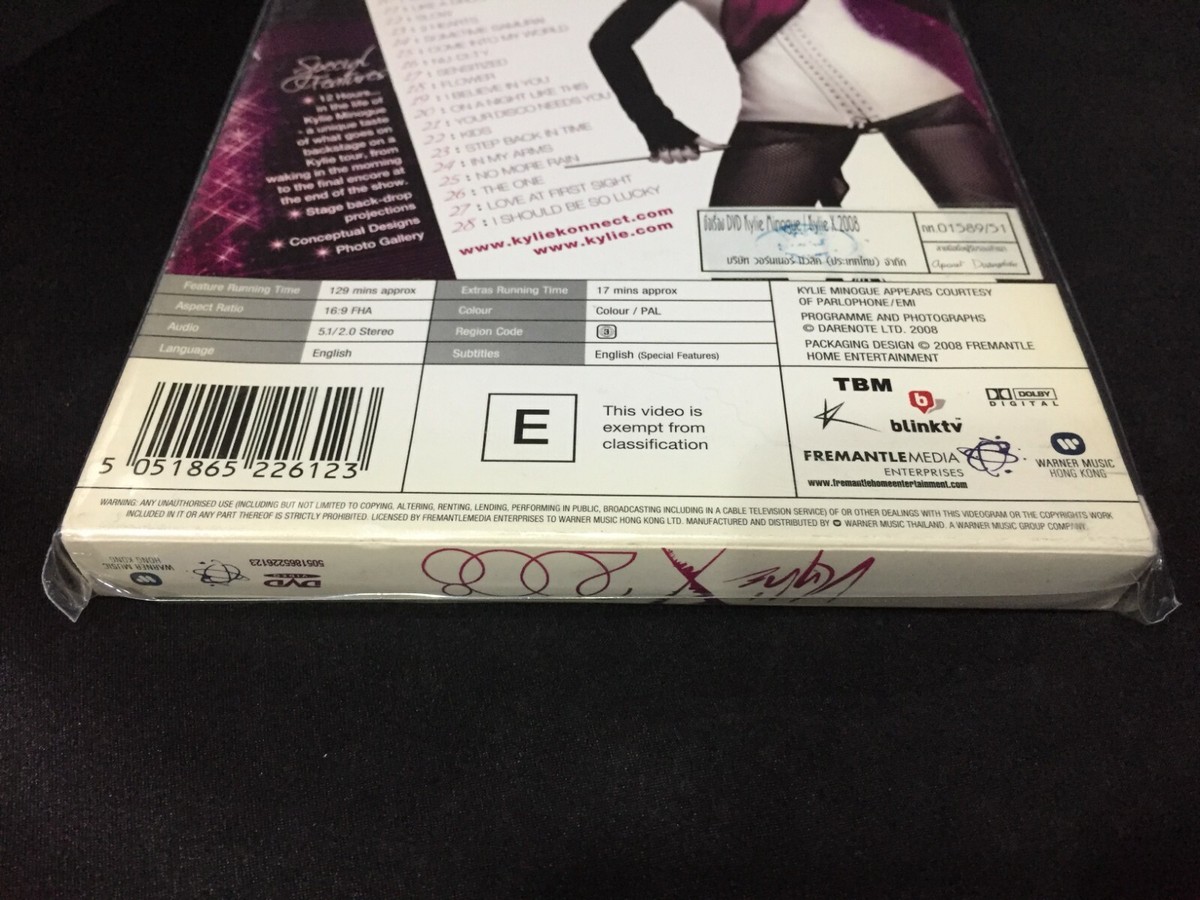 [DVD] カイリー・ミノーグ Kylie X 2008 未開封品 関係者向 DVD] カイリー・ミノーグ Kylie X 2008 未開封品 関係者向 - メルカリ