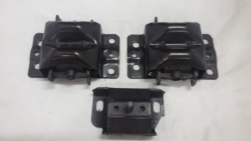 Motor Mounts & Trans Mount Set 3PCS for 1994-1996 Chevrolet Impala 5.7L - Picture 3 of 12