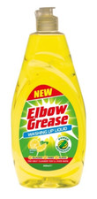 Elbow Grease Washing Up Liquid Kitchen Dish Grease Cleaner Lemon Fresh 600ml 8.25 per litre