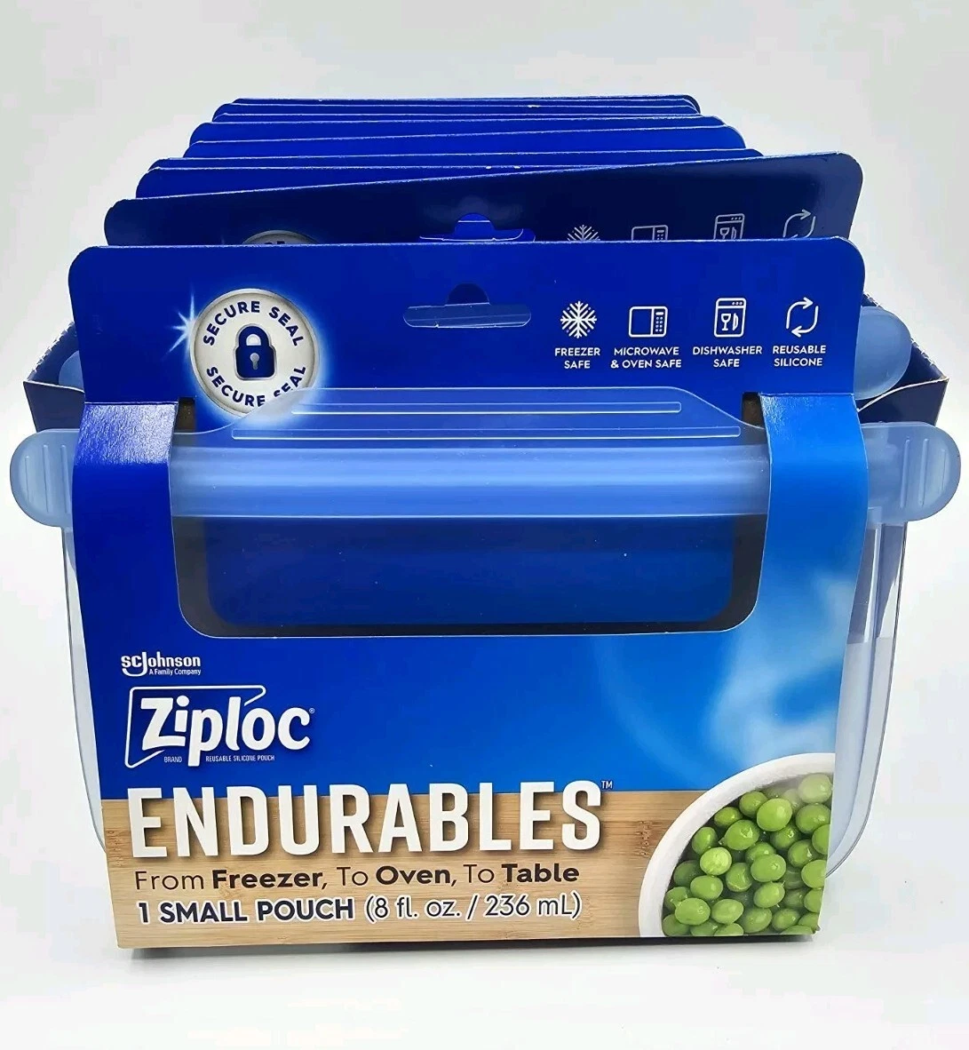 10 PACK- Ziploc Endurables Small Pouch Reusable Silicone Food Storage Bags
Opens in a new window or