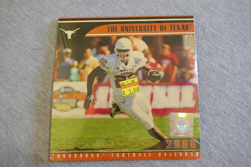 NEW Licensed 2008 University of Texas Longhorns Football 16 Month Calendar 6.5" - Picture 9 of 9
