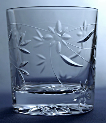 ROYAL DOULTON CRYSTAL - JASMINE - WHISKY TUMBLER GLAS 8,7cm / 3 3/8''
