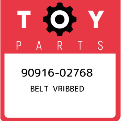 90916-02768 Toyota Belt vribbed 9091602768, New Genuine OEM Part 
