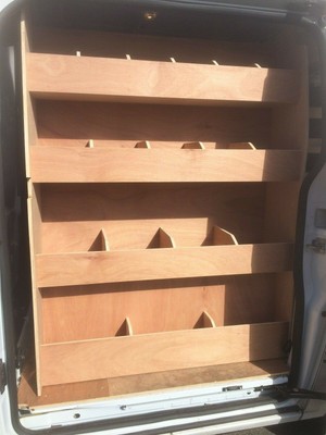 transit custom shelving
