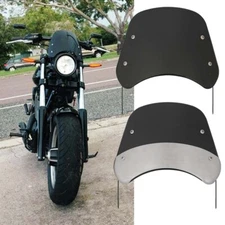 5"-7" Motorcycle Headlight Fairing Windshield Screen For Triumph Bonneville T100