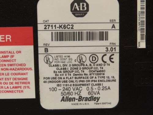 2711-K6C2 AB 2711-K6C2 New in Box Spot Goods Expedited Shipping