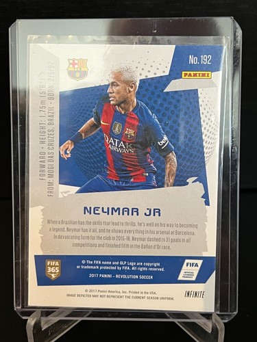 2017 Panini Revolution Infinite Neymar Jr #192 FC Barcelona - Picture 2 of 2