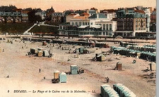Old postcard 35 - Dinard (I. et V.) - 5. La Plage et le Casino seen from the Falkland Islands