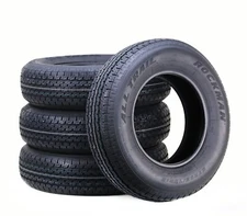 Set 4 Trailer Tire ST205/75R15 8-Ply Load Range D ,107M Steel Belted Radial