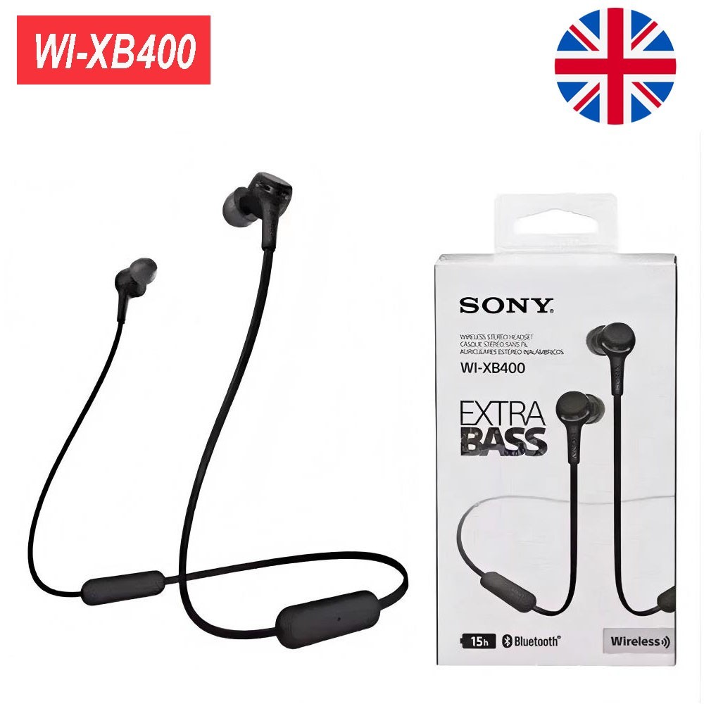 New Sony WI-XB400 Wireless In-Ear Extra Bass Headphones With Mic for Phone Call