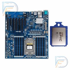 AMD EPYC 7B13 64C 128T CPU  Gigabyte MZ32-AR0 SP3 Server Motherboard Combo