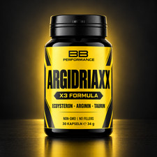 Argidriaxx X3 – Ecdysteron · Arginin · Taurin - Muskelaufbau - Testo Boost