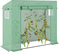 Walk-in tomato grow  outsunny  outdoor  Garden Greenhouse with Pent roof