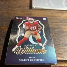 2025 Panini Select Certified Rookies Mykel Williams - 49ers