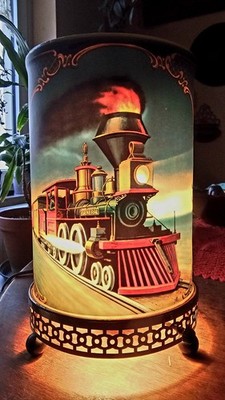 ECONOLITE 1956 John Bull Railroad Train Locomotive Motion Lamp Original 