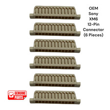 Conector de cable de diadema de 12 pines original Sony WH-1000XM6 FABRICANTE DE EQUIPOS ORIGINALES nuevo (6 piezas)