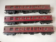 Hornby LMS full third coaches R422 models good condt,boxes poor