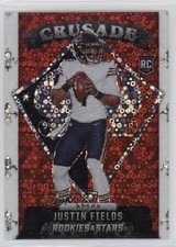 2021 Panini Rookies & Stars Crusade Red Circles Prizm Justin Fields #CR-23 2l4