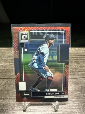 2022 Panini Donruss Optic - Byron Buxton #121 Red Dragon Prizm /99