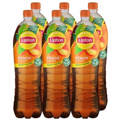 5900497046695 Lipton Ice Tea Peach Napój niegazowany 1,5 l x 6 sztuk ZESTAWY