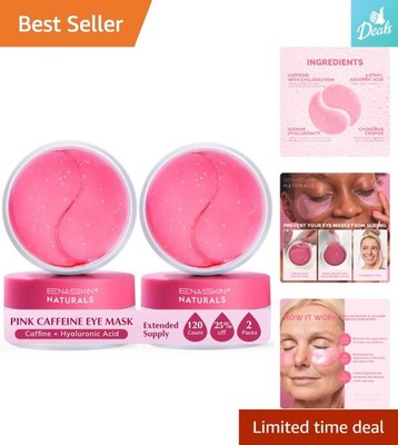 60 Count Caffeine Infused Eye Patches - Say Goodbye to Dark Circles & Fine Lines
