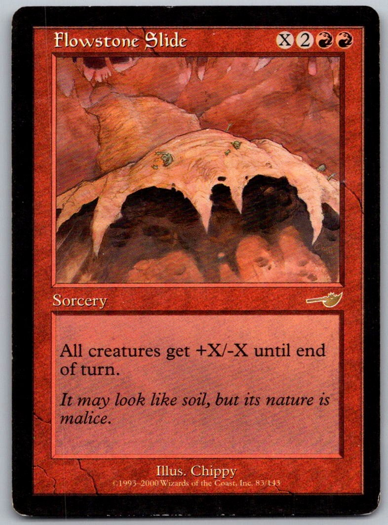 Flowstone Slide 83 Rare Nemesis Magic: The Gathering Lightly Played