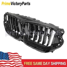 NEW Gloss Black Front Radiator Grille Active Air Shutter For BMW X6 G06 20-24