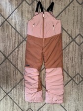 Youth Large 12 Patagonia Powder Town Ski Snow Bibs Pants Mallow Pink