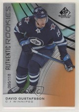 2019 SP Game Used Authentic Rookies Orange Rainbow 95/118 David Gustafsson xr1
