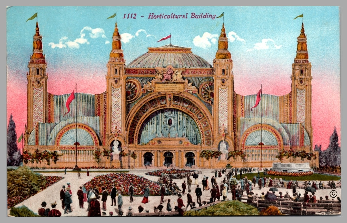 Horticultural Building Panama Pacific Exposition 1915 San  Francisco CA Postcard