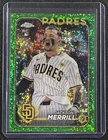 JACKSON MERRILL 2024 TOPPS CHROME UPDATE #USC153 IMAGE VAR GREEN SPECKLE RC /99