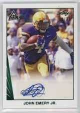 2021 Leaf Memories 1990 Base Green Spectrum 11/35 John Emery Jr Auto 1n4j