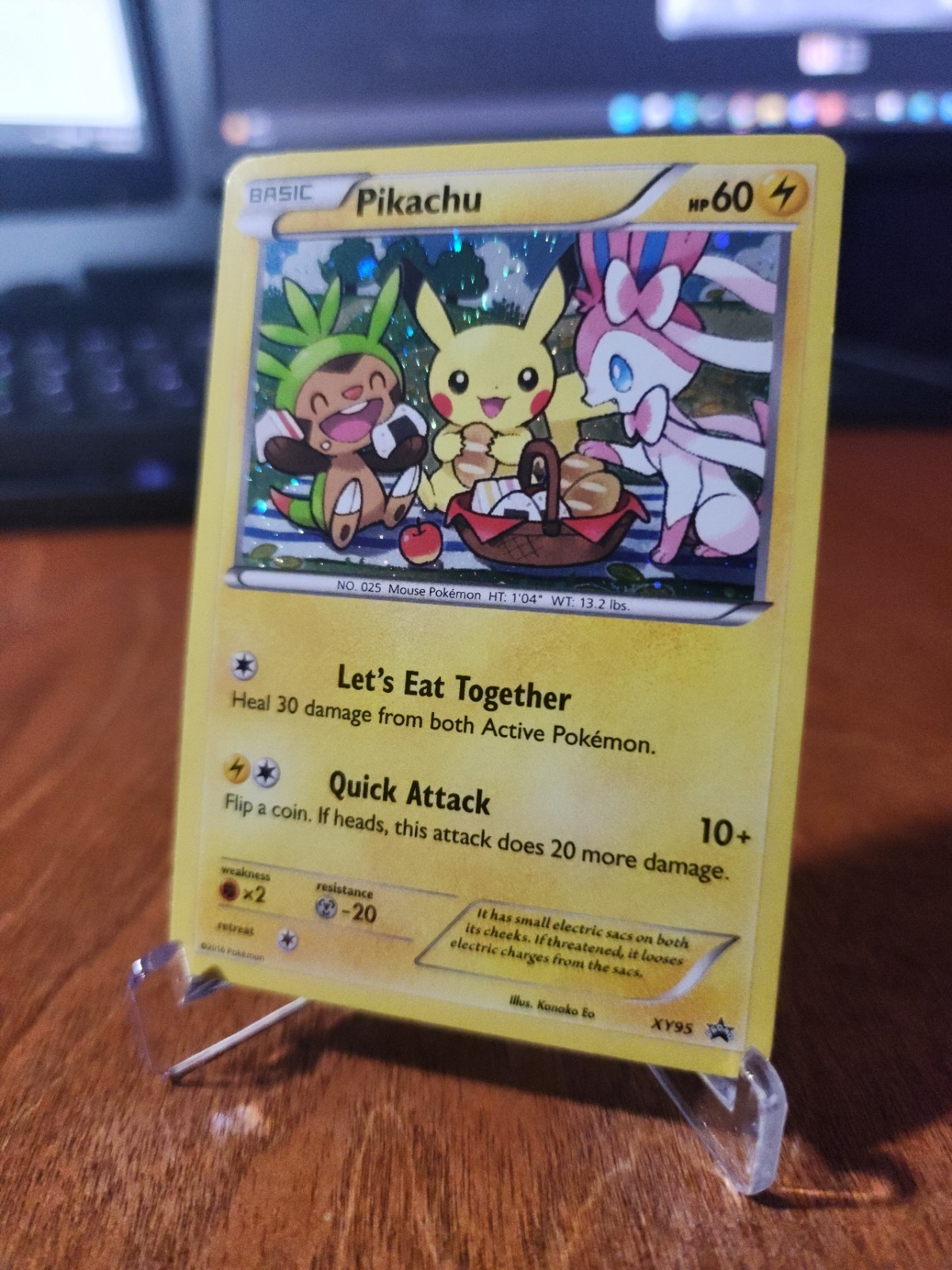 2016 Pokemon XY Black Star Promos Pikachu #XY95
