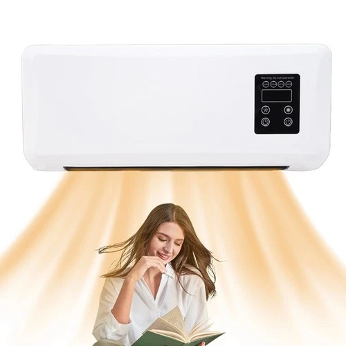 Air Conditioner Heater Fan Electric Air Heater WinterFan Auto Wall Mounted 1500W - Picture 1 of 12