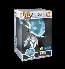 Funko Pop! Games Overwatch 2 Jumbo ECHO Glow In The Dark #906 Walmart Exclusive